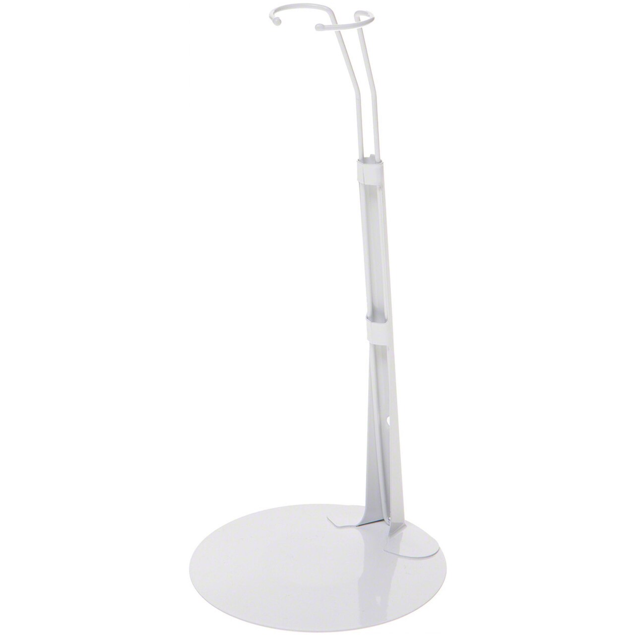 Kaiser 2625 White Adjustable Doll Stand, fits 15 to 18 inch Dolls, waist width adjusts from 1.5 to 1.875 inches